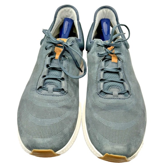 Johnston & Murphy RT1 LUXE Mens 12M GRAY True Foam Lace Sneakers Tennis Shoes - Picture 4 of 10